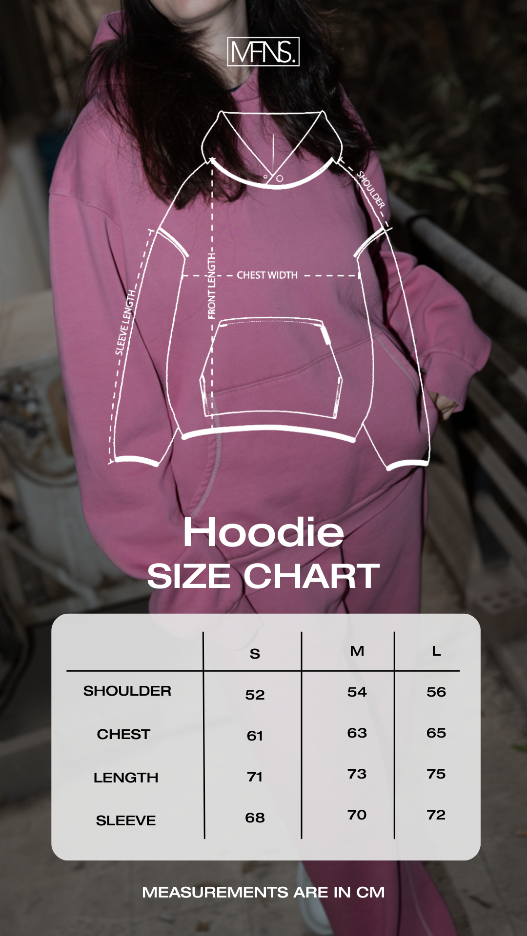 STITCHED PINK HOODIE