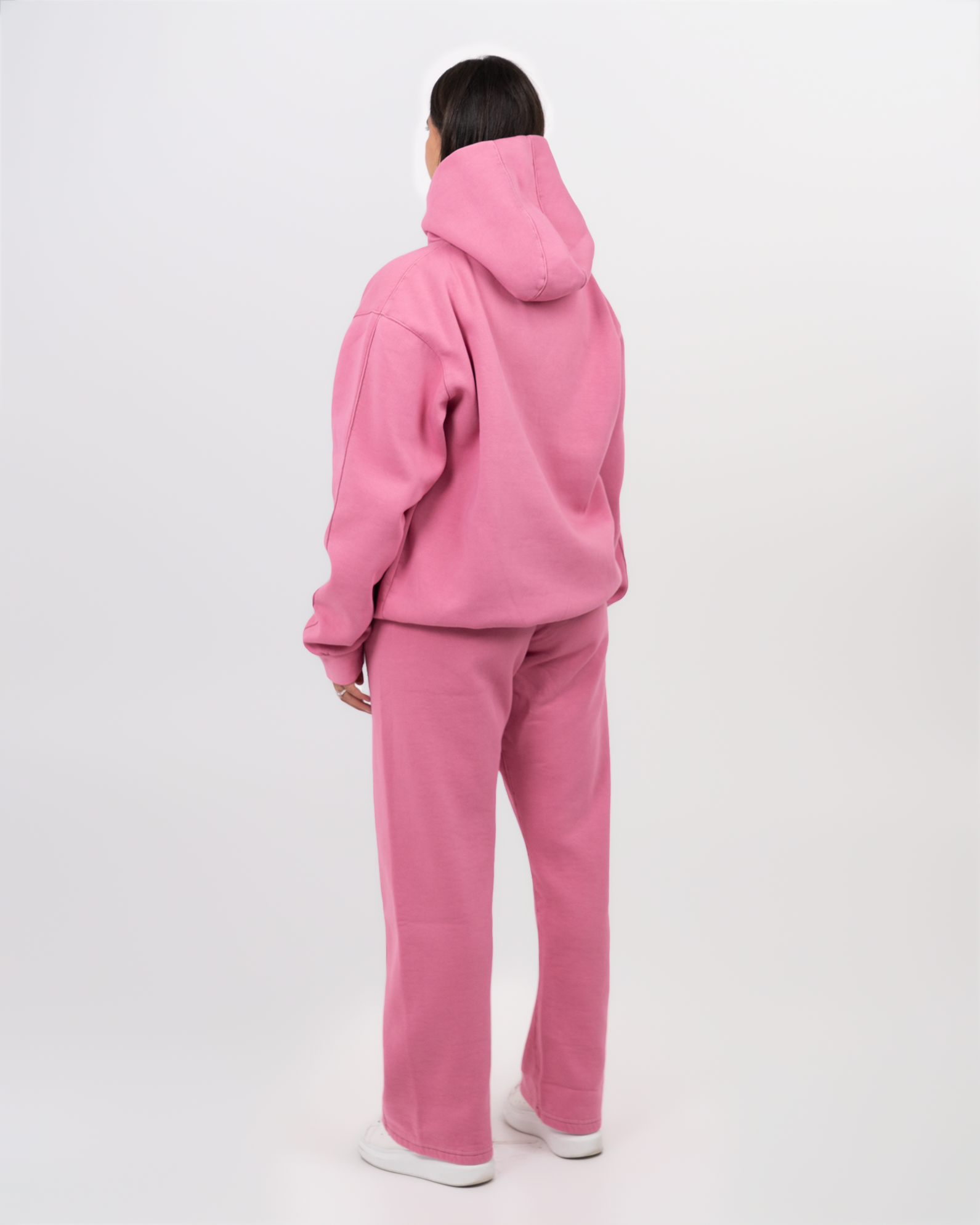 STITCHED PINK SWEATPANTS