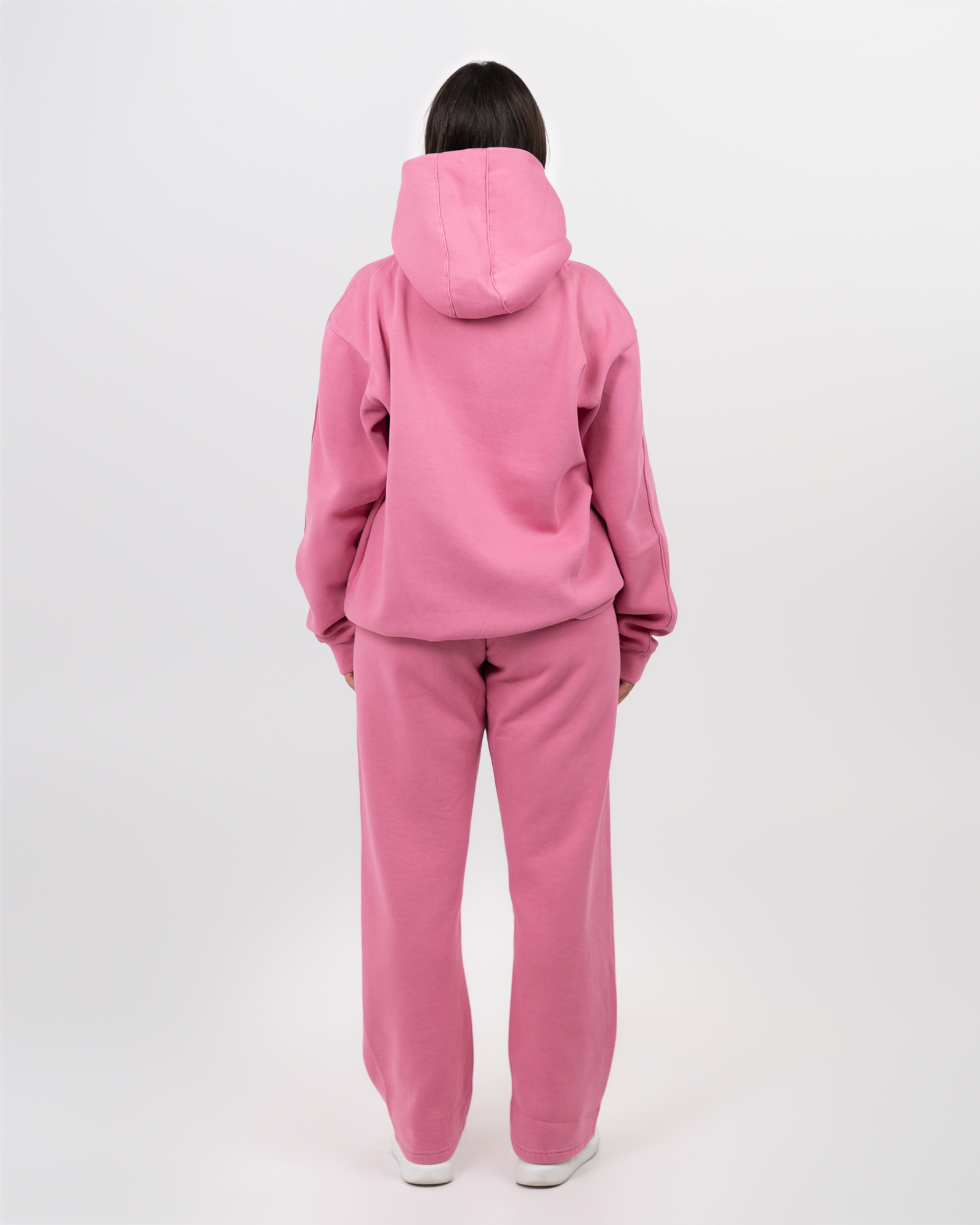 STITCHED PINK SWEATPANTS