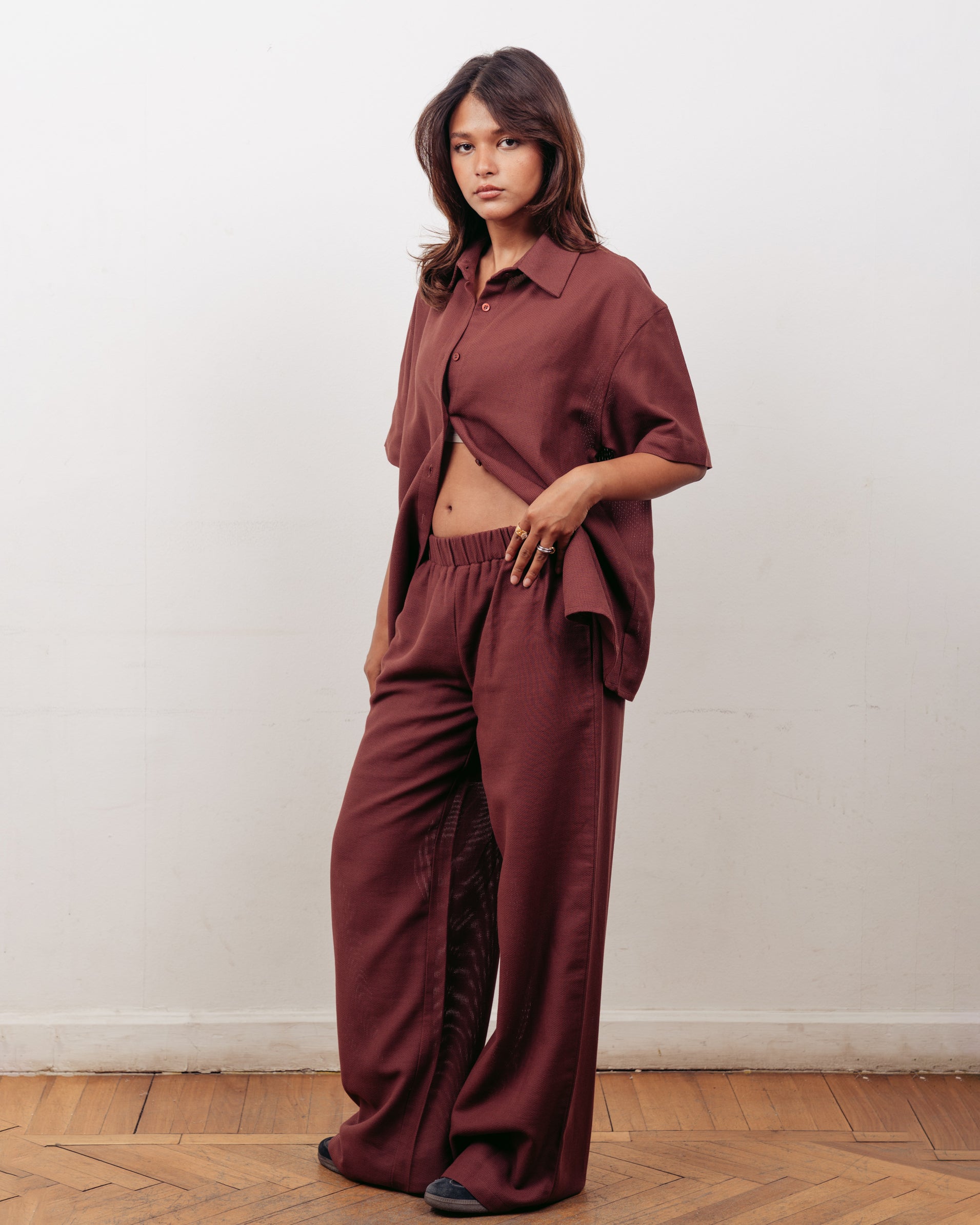 COPPER KNITTED SET