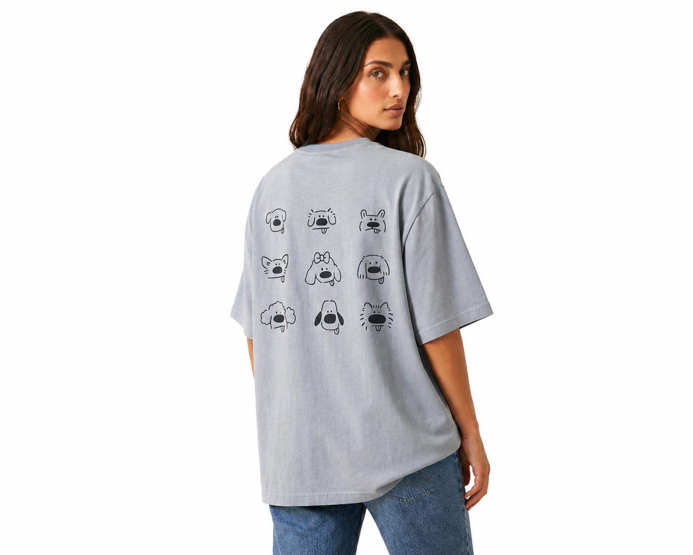 EASILY DISTRACTED OVERSIZED WASHED SHIRT