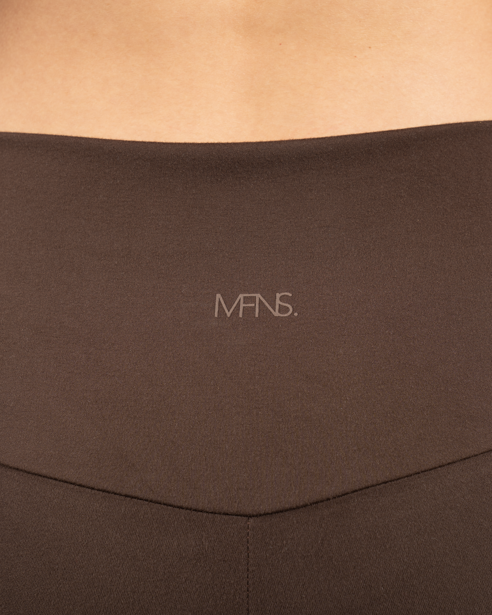 ESPRESSO - HIGH WAISTED FLARED YOGA PANTS WITH SIDE SLIT