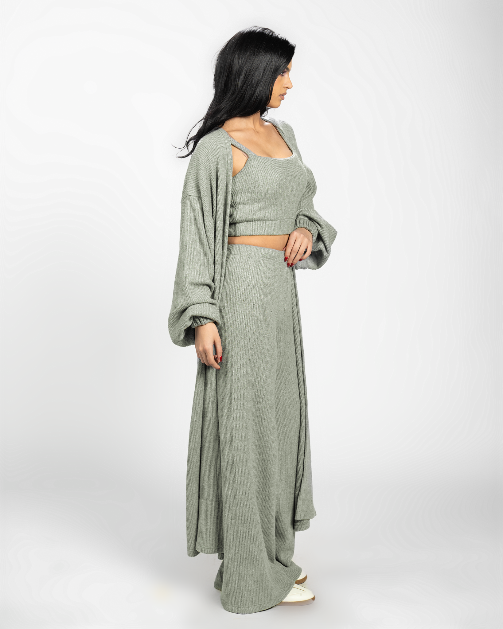 OLIVE OFF-DUTY 3 PIECE LOUNGE SET