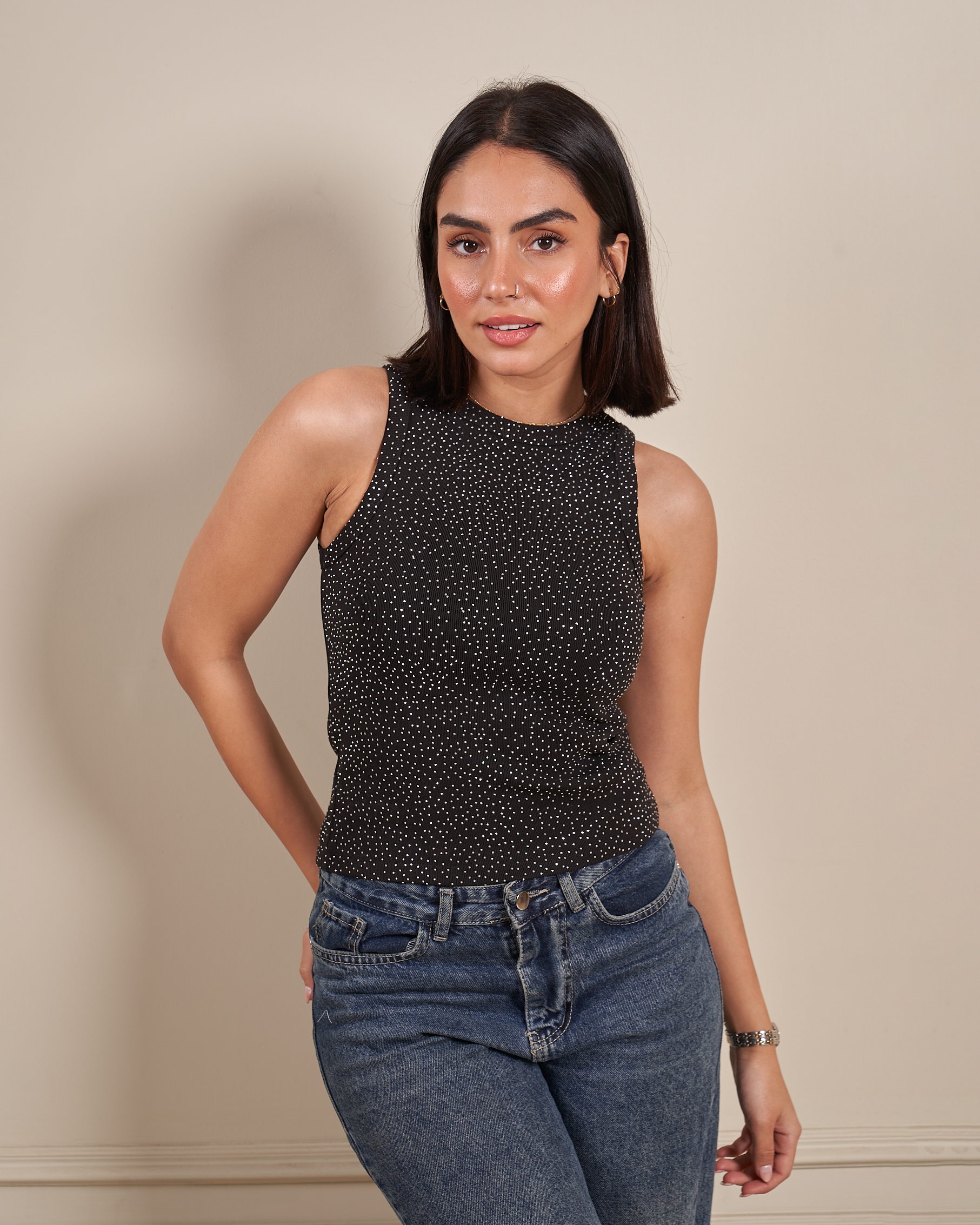 EXTRA FROSTED TANK TOPS