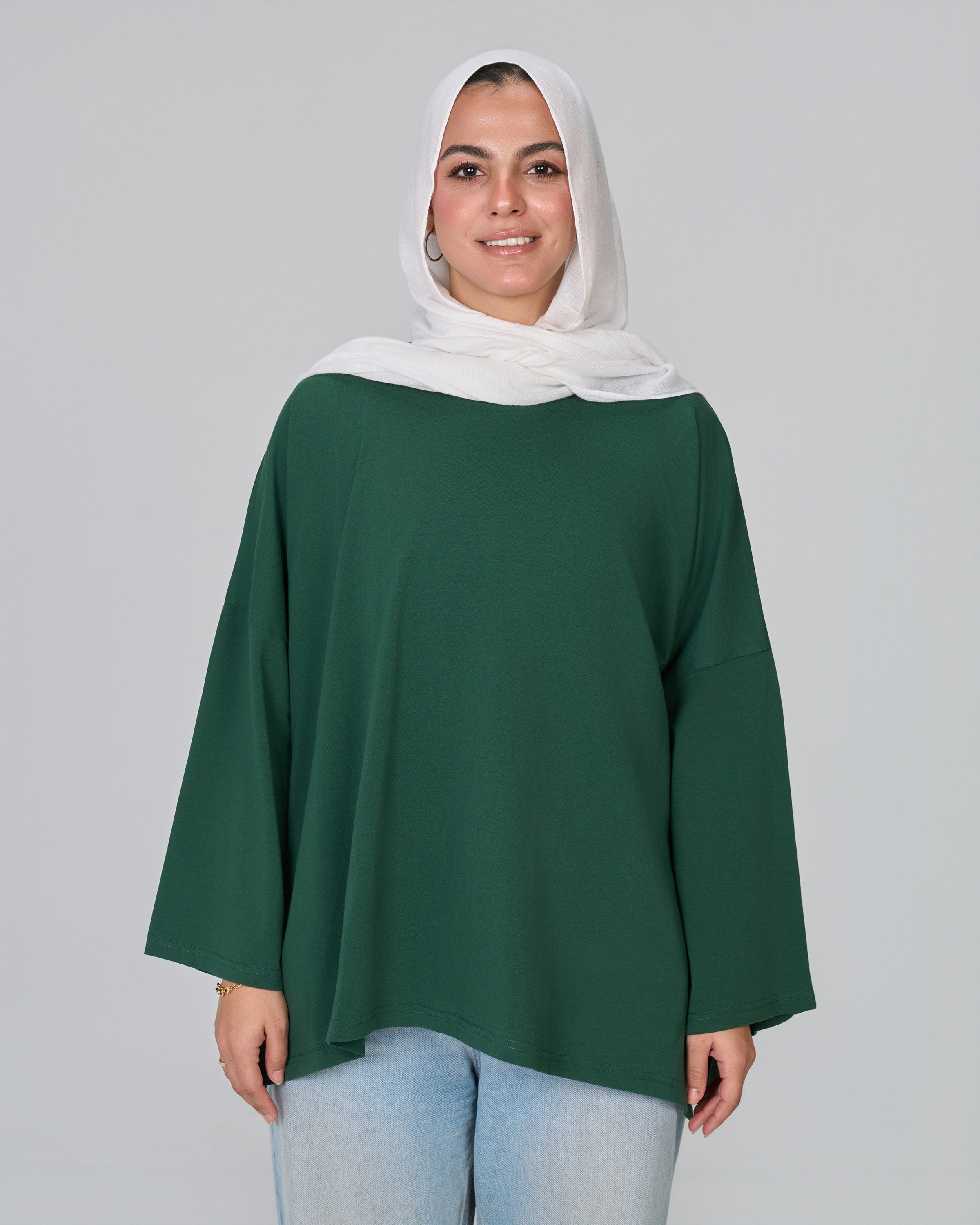 BASIC LONG SLEEVES SHIRT - GREEN