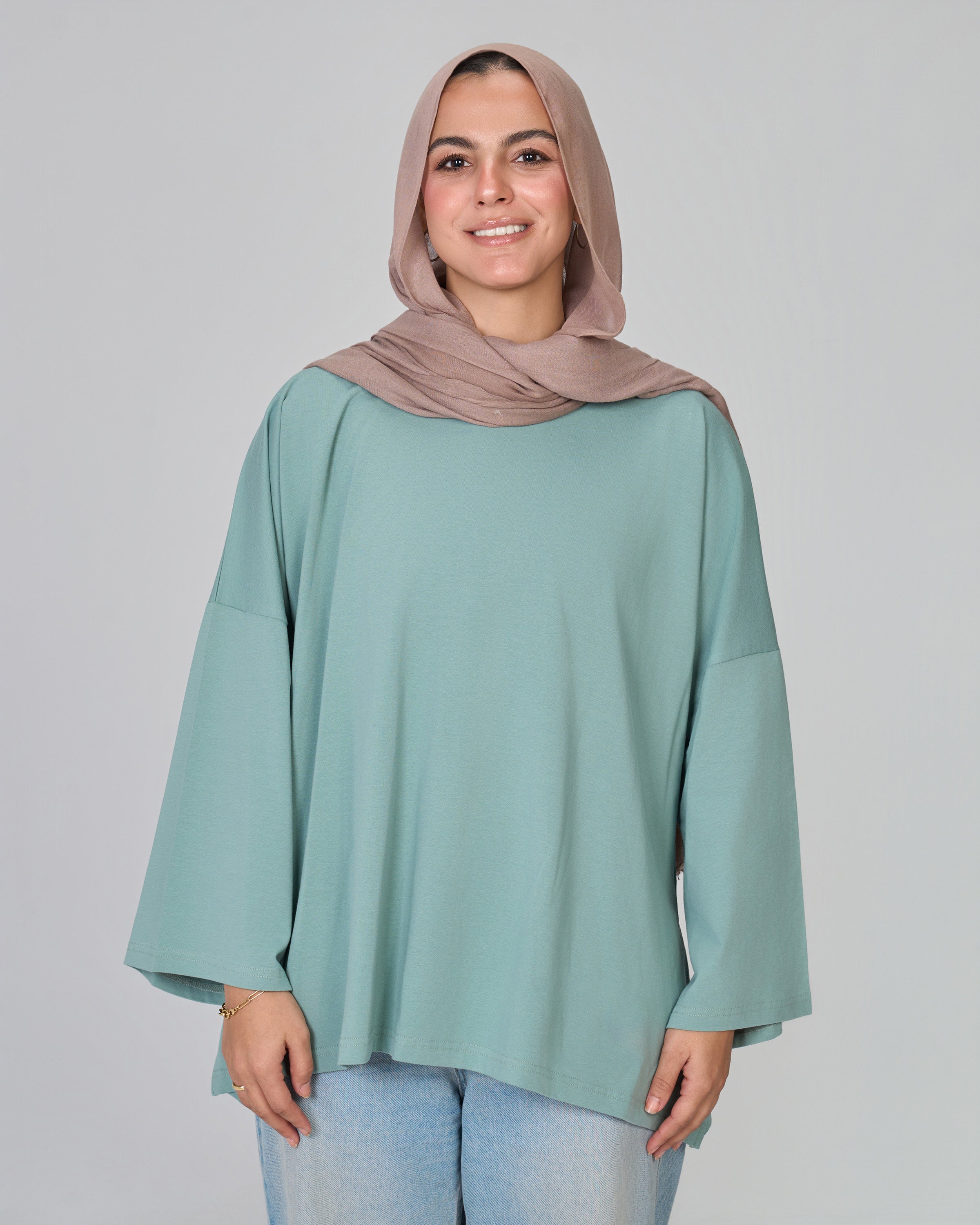BASIC LONG SLEEVES SHIRT - MINT