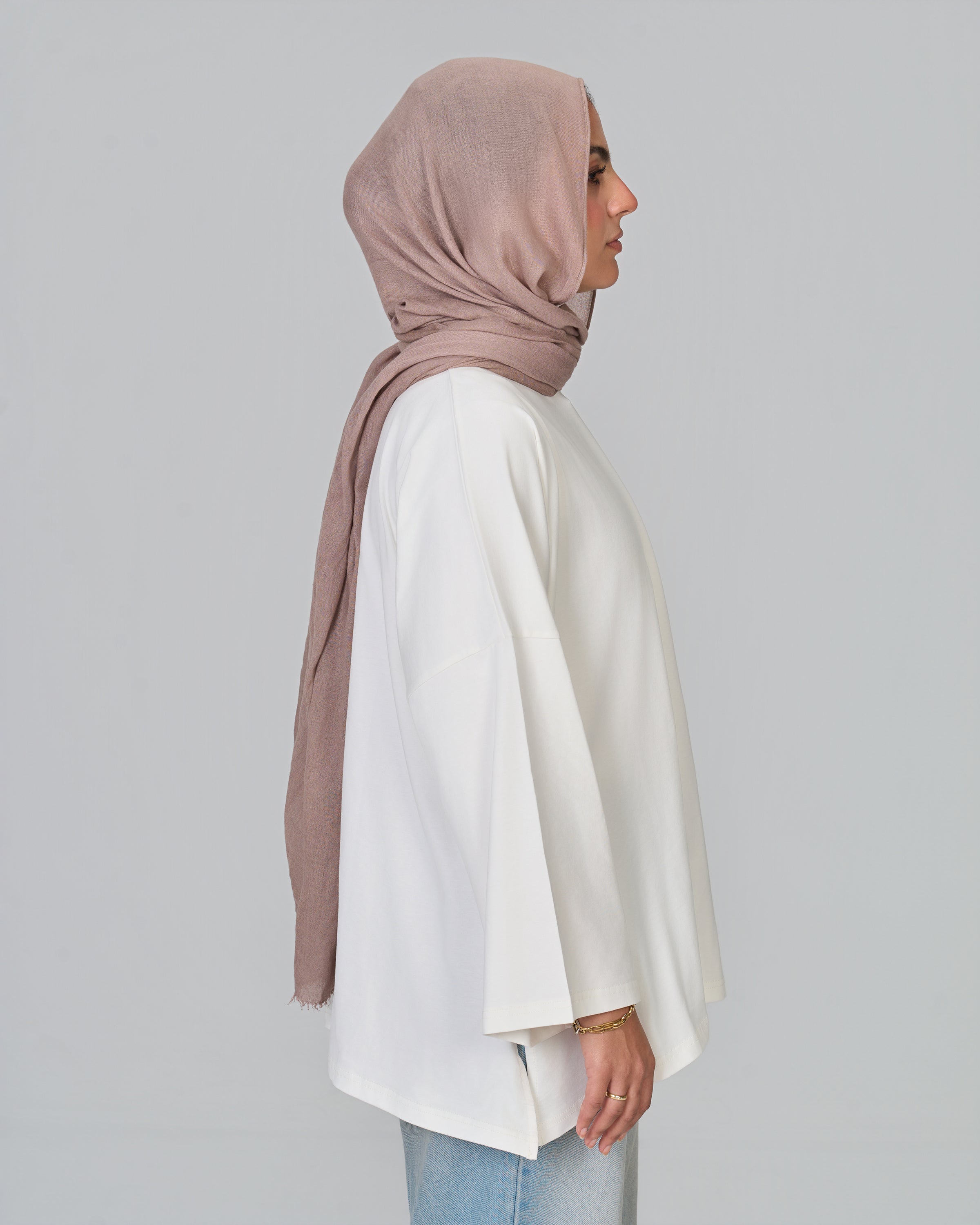 BASIC LONG SLEEVES SHIRT - VANILLA
