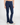 NAVY - HIGH WAISTED FLARED YOGA PANTS WITH SIDE SLIT
