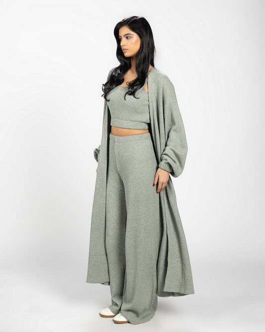 OLIVE OFF-DUTY 3 PIECE LOUNGE SET