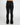 BLACK - HIGHT WAISTED FLARED YOGA PANTS WITH SIDE SLIT