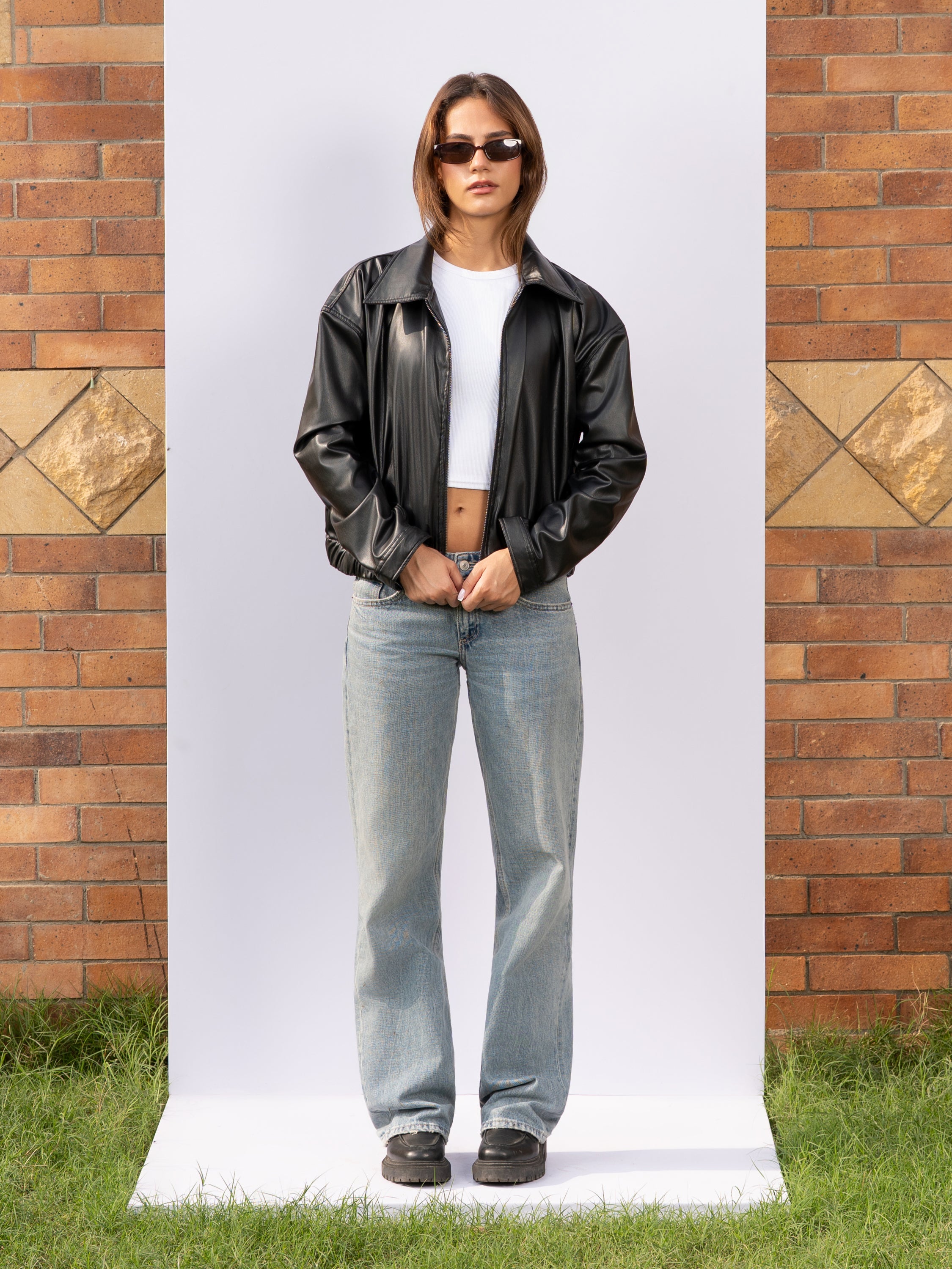 THE EVERYDAY LEATHER JACKET - BLACK