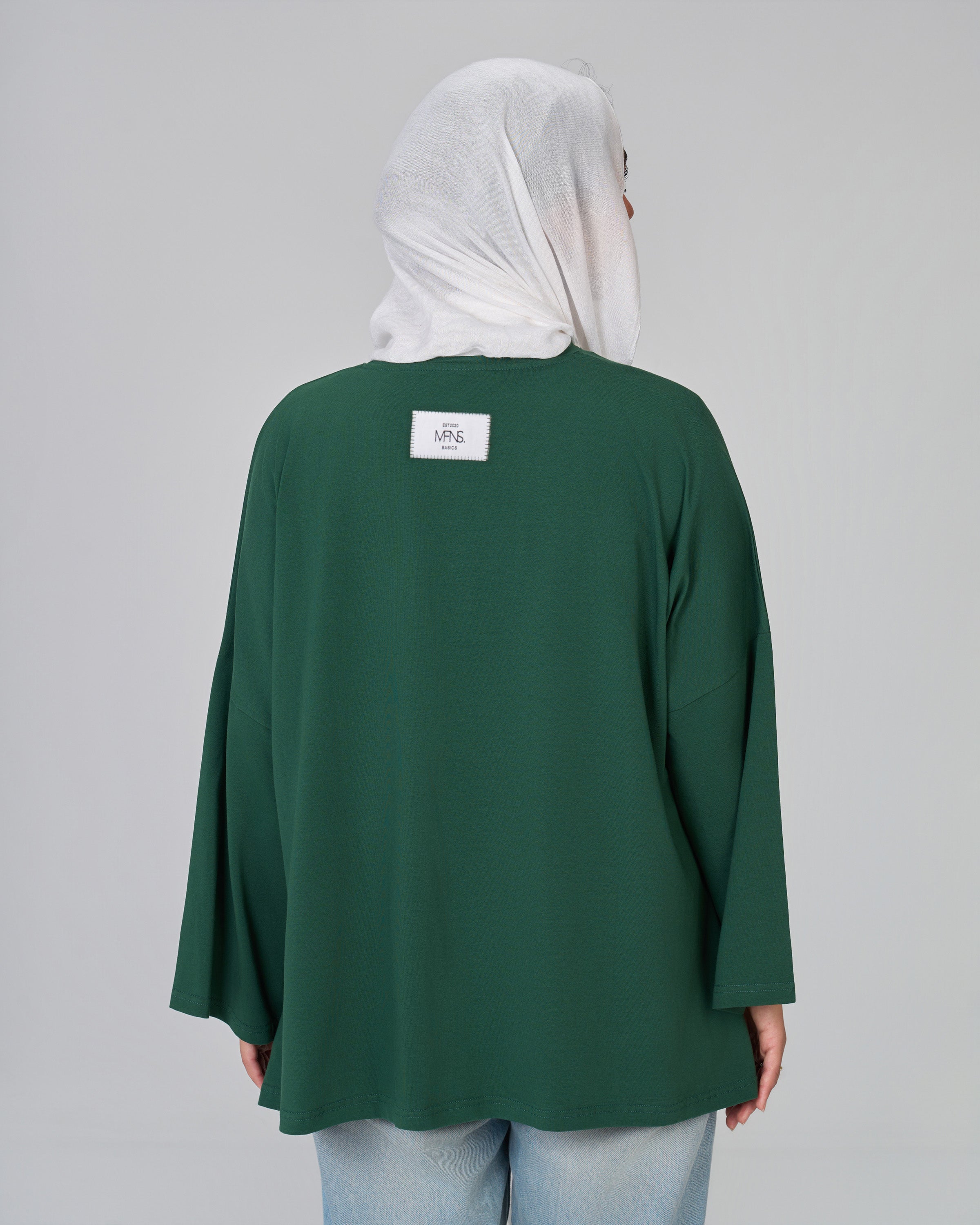 BASIC LONG SLEEVES SHIRT - GREEN