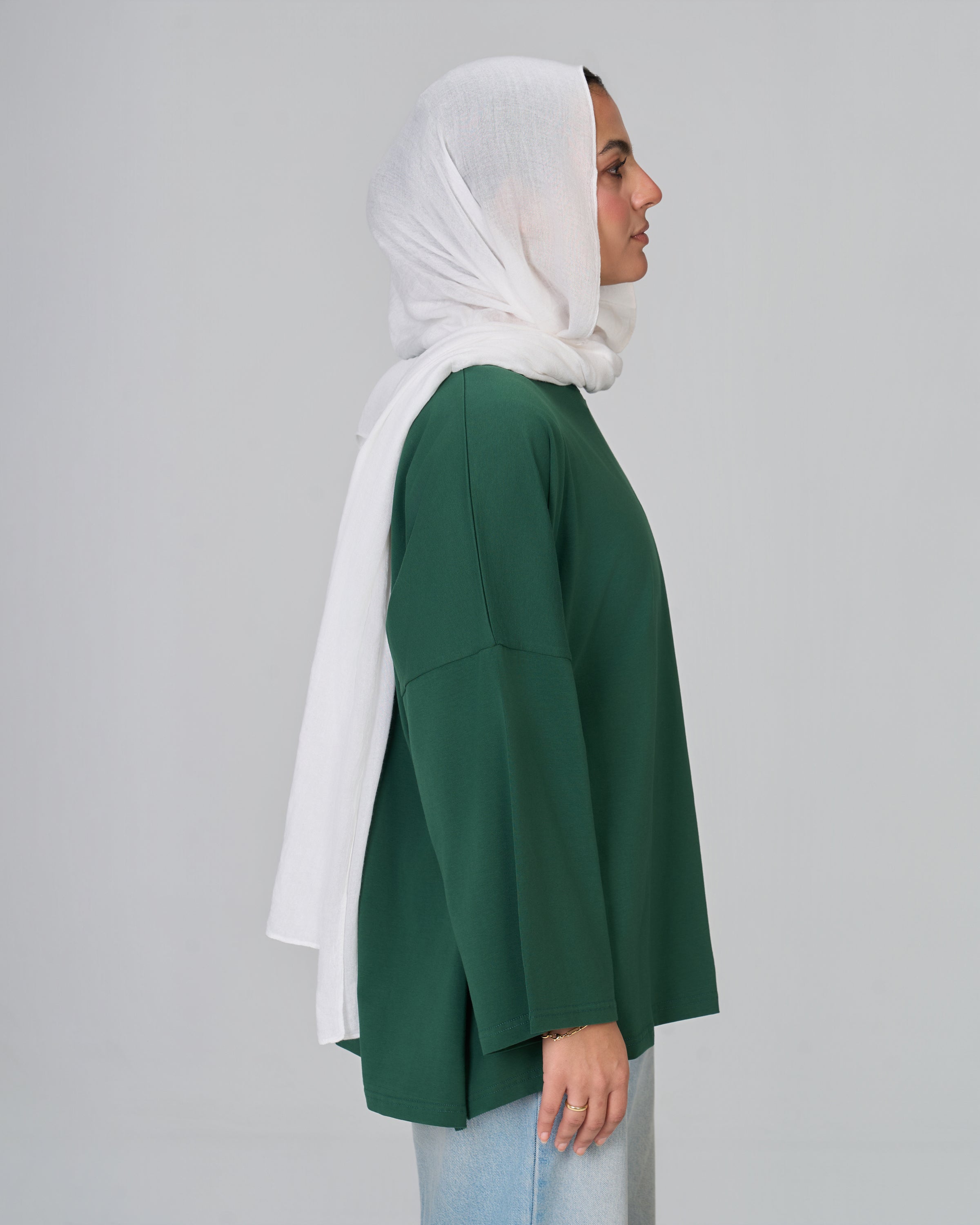 BASIC LONG SLEEVES SHIRT - GREEN
