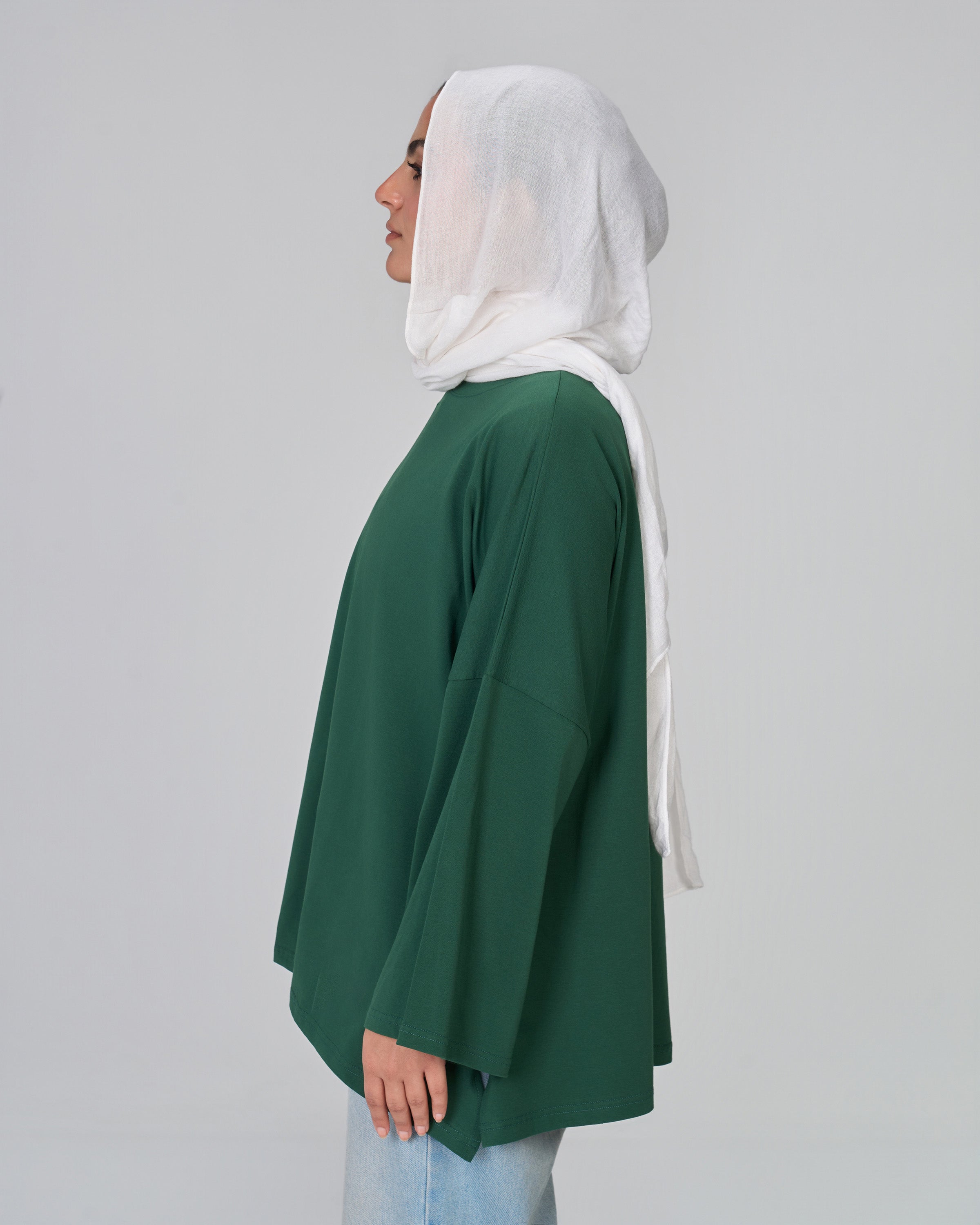 BASIC LONG SLEEVES SHIRT - GREEN
