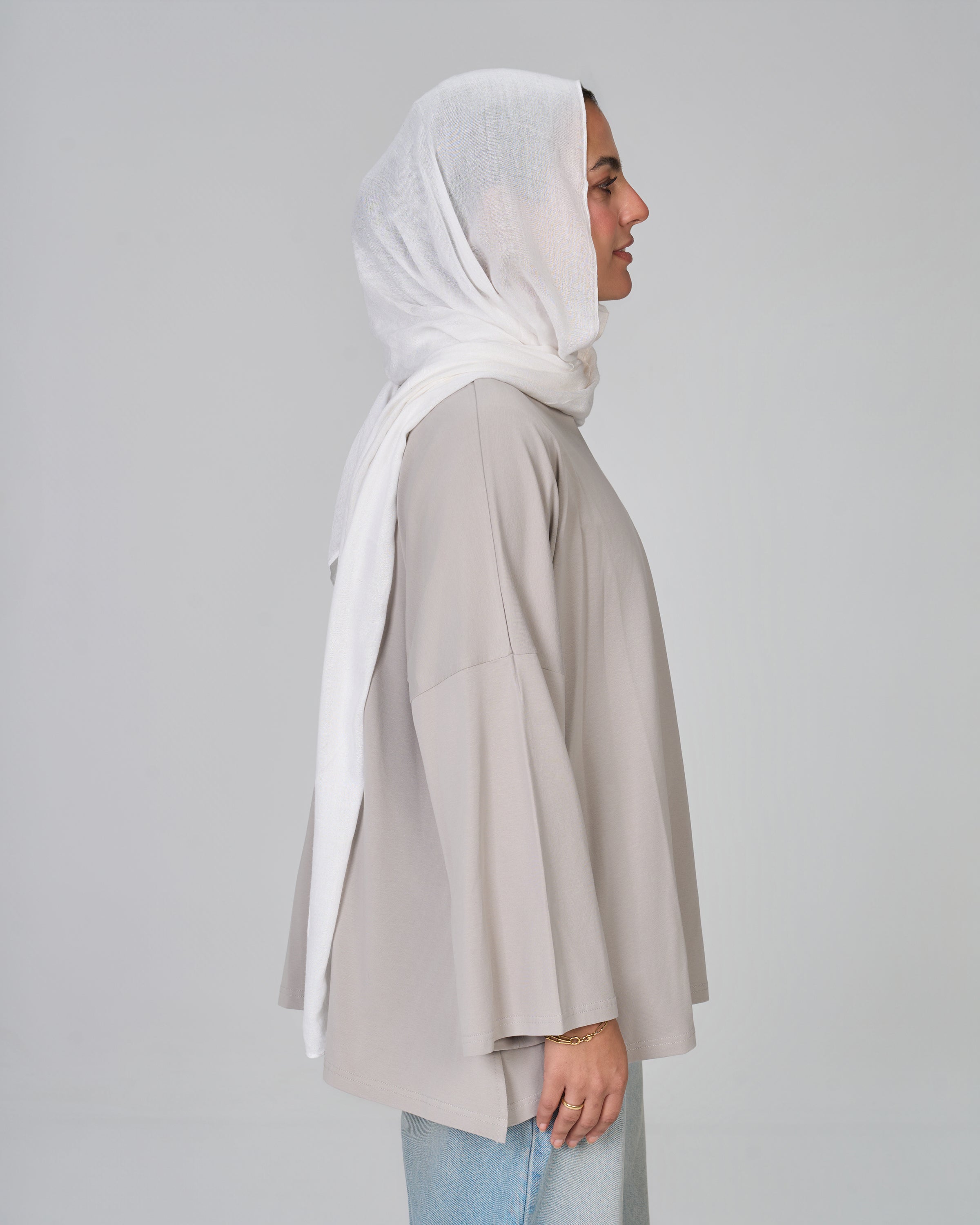 BASIC LONG SLEEVES SHIRT - GREY