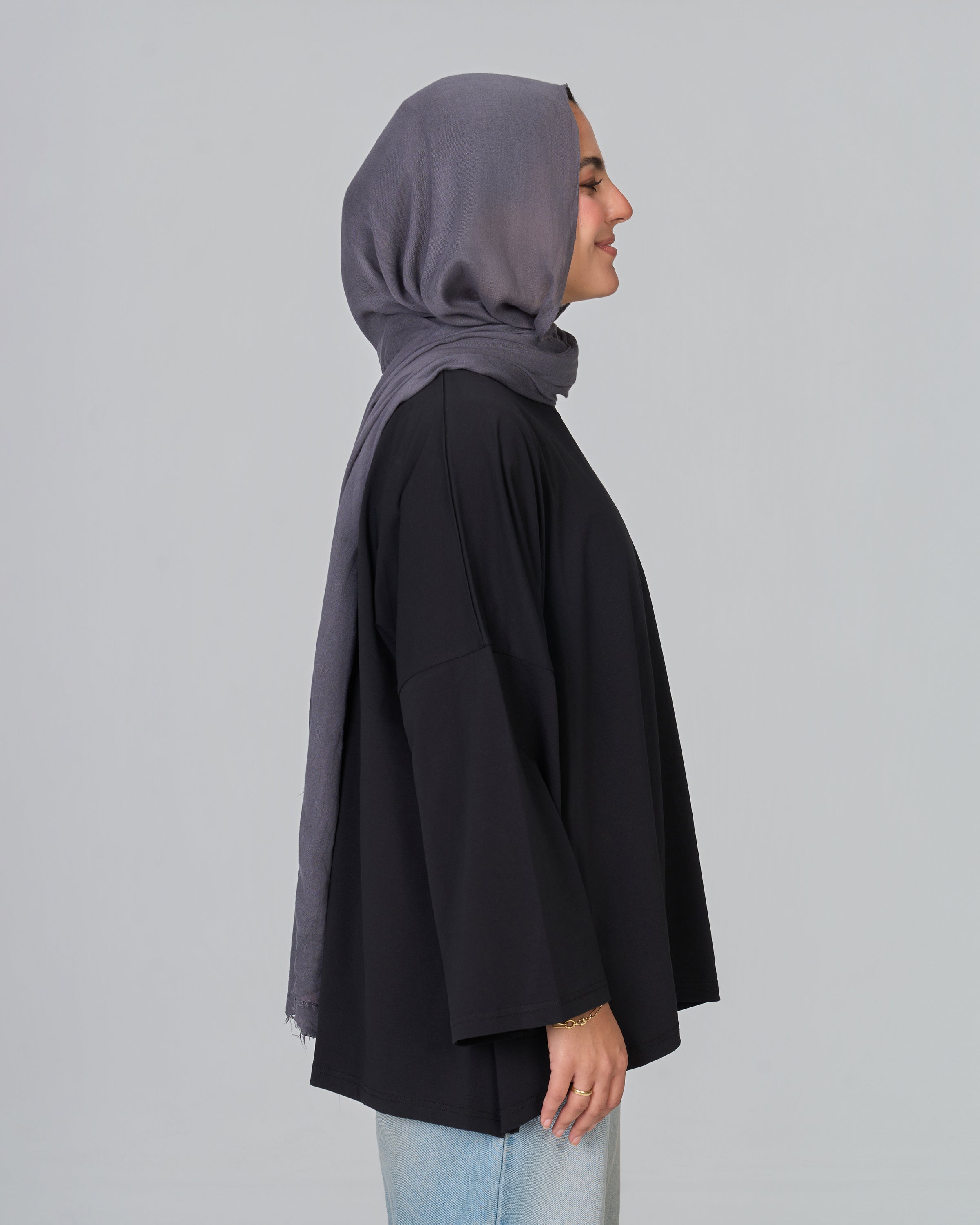BASIC LONG SLEEVES SHIRT - BLACK