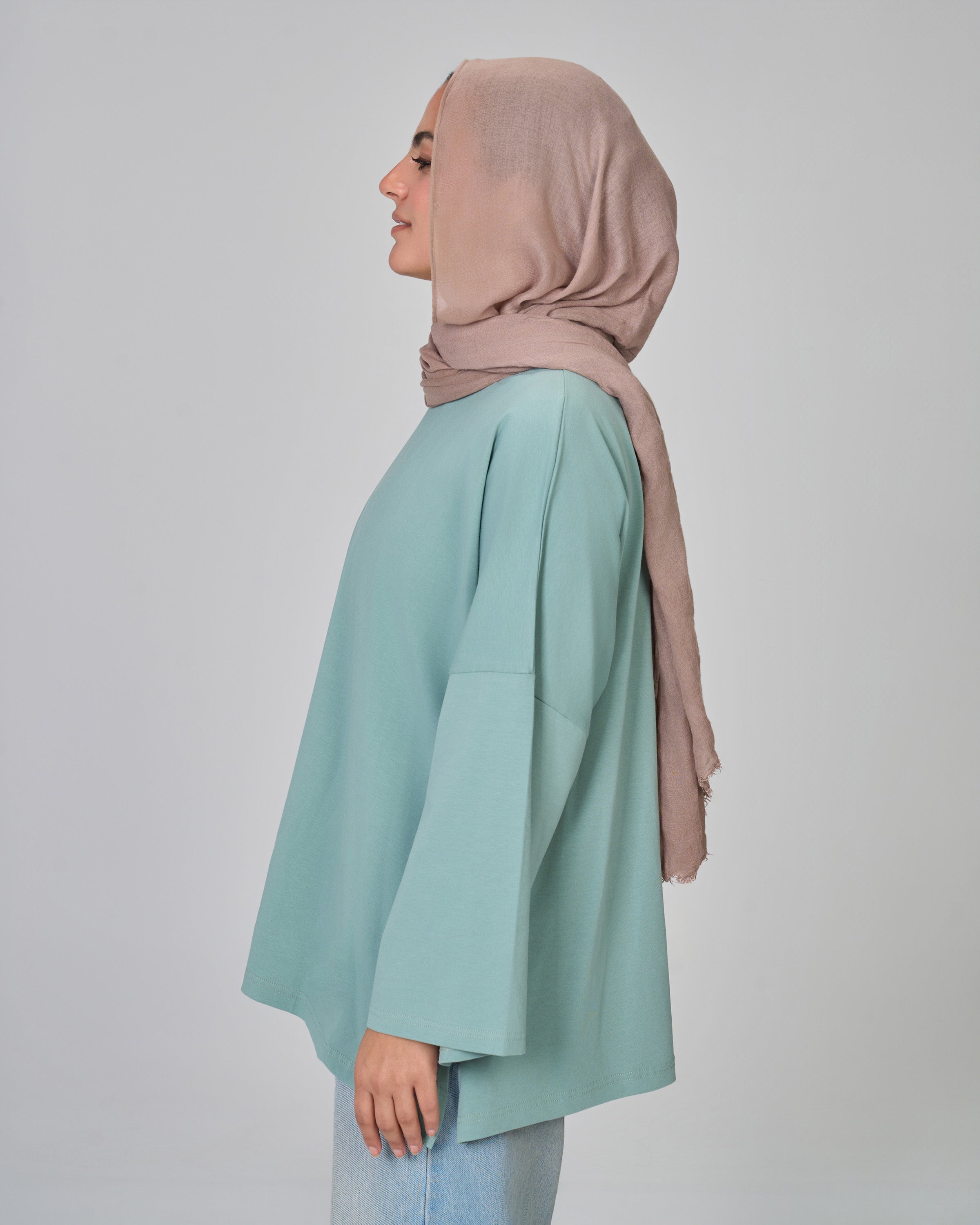 BASIC LONG SLEEVES SHIRT - MINT