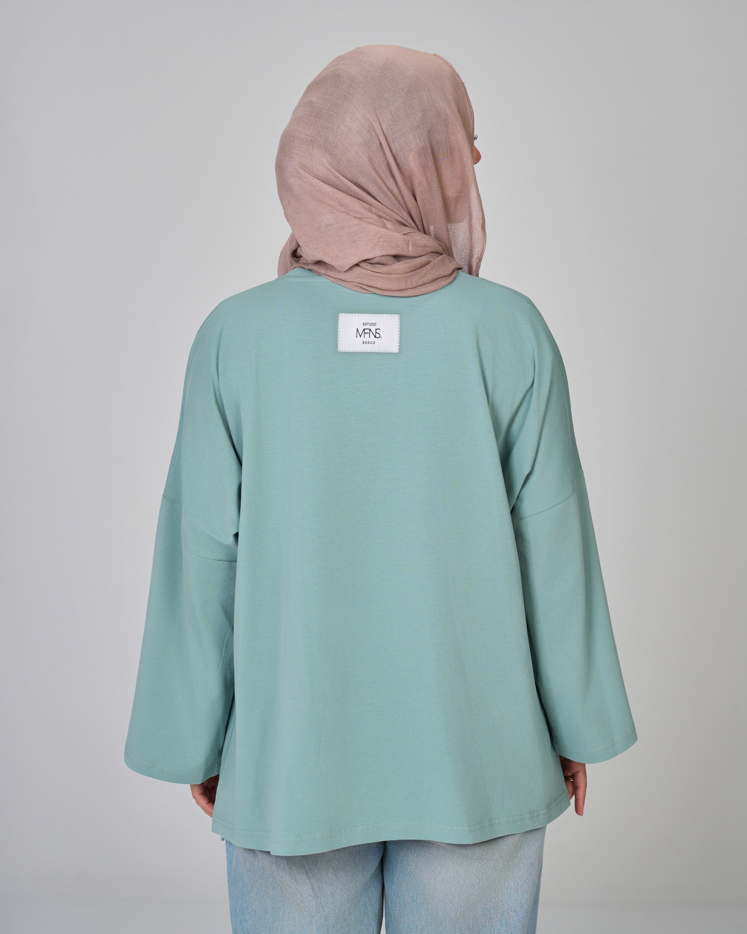 BASIC LONG SLEEVES SHIRT - MINT