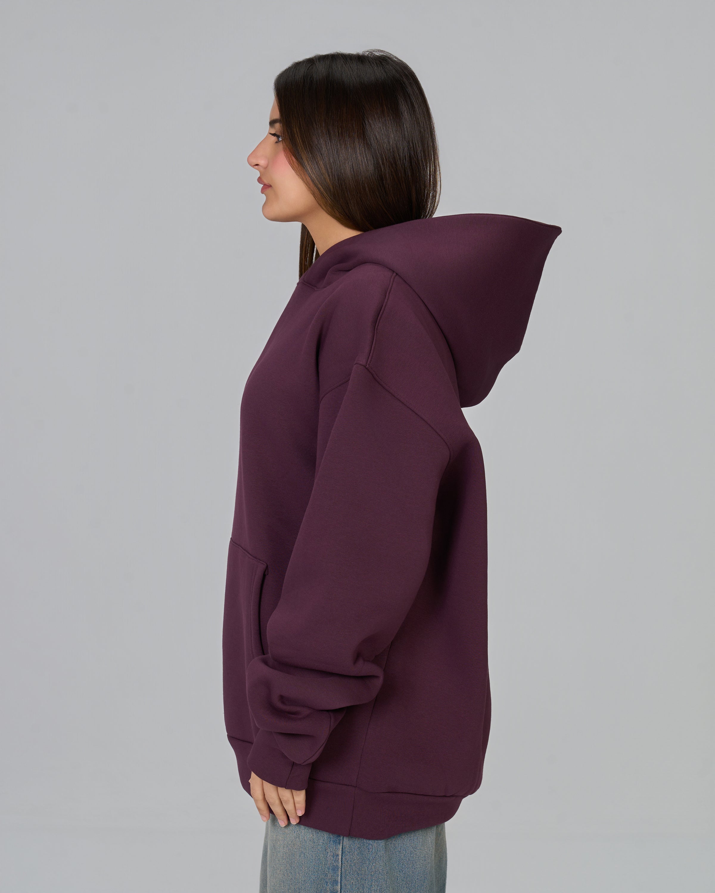 CLOUD HOODIE - BURGUNDY